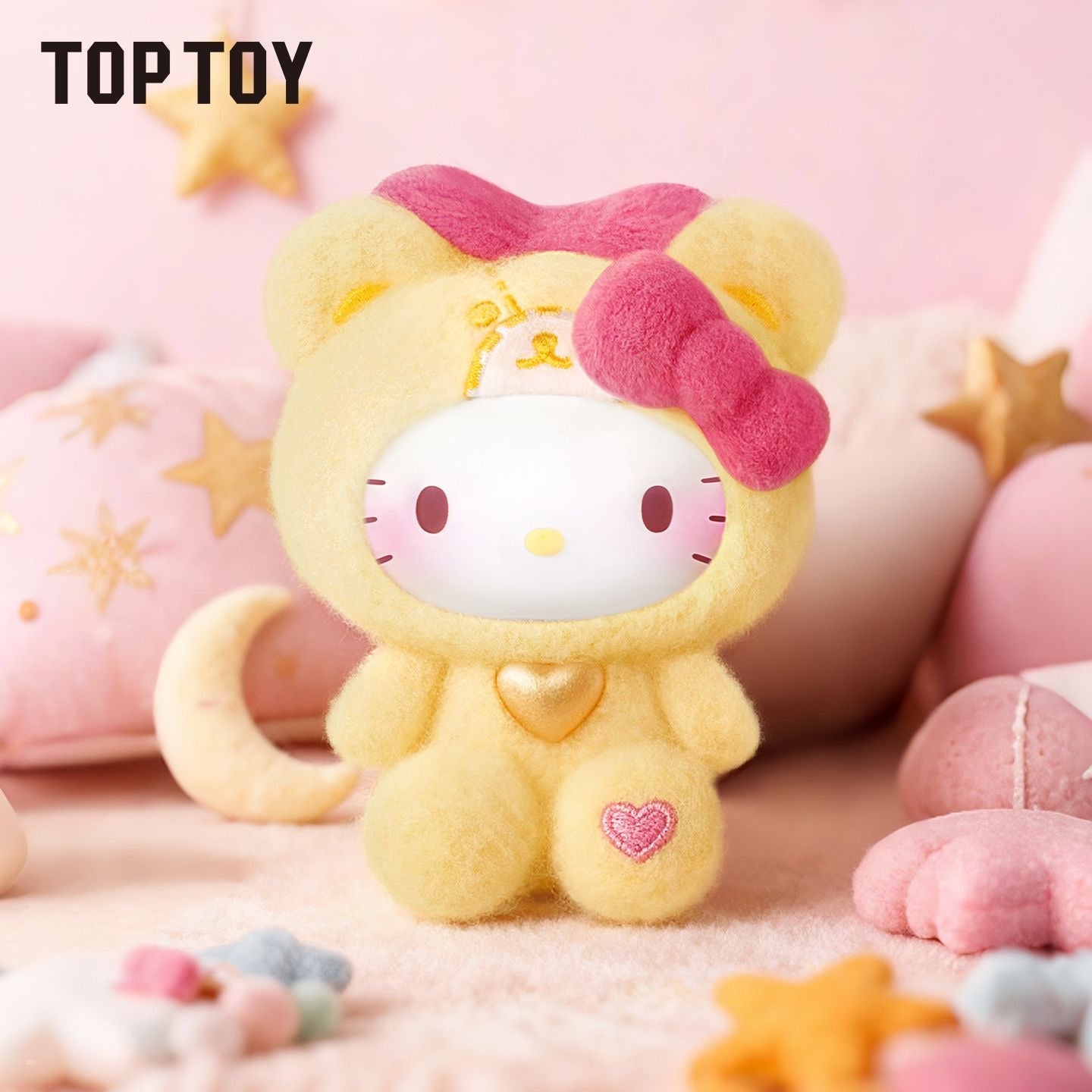 Hello Kitty Teddy Pajamas Plush Keychain Blindbox