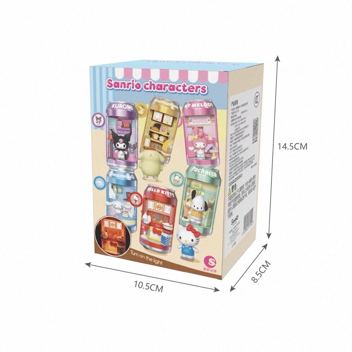 Sanrio Characters Soda Can Blind Box - Dessert Shop Street Mini Figure(Pre-Order 5.20)