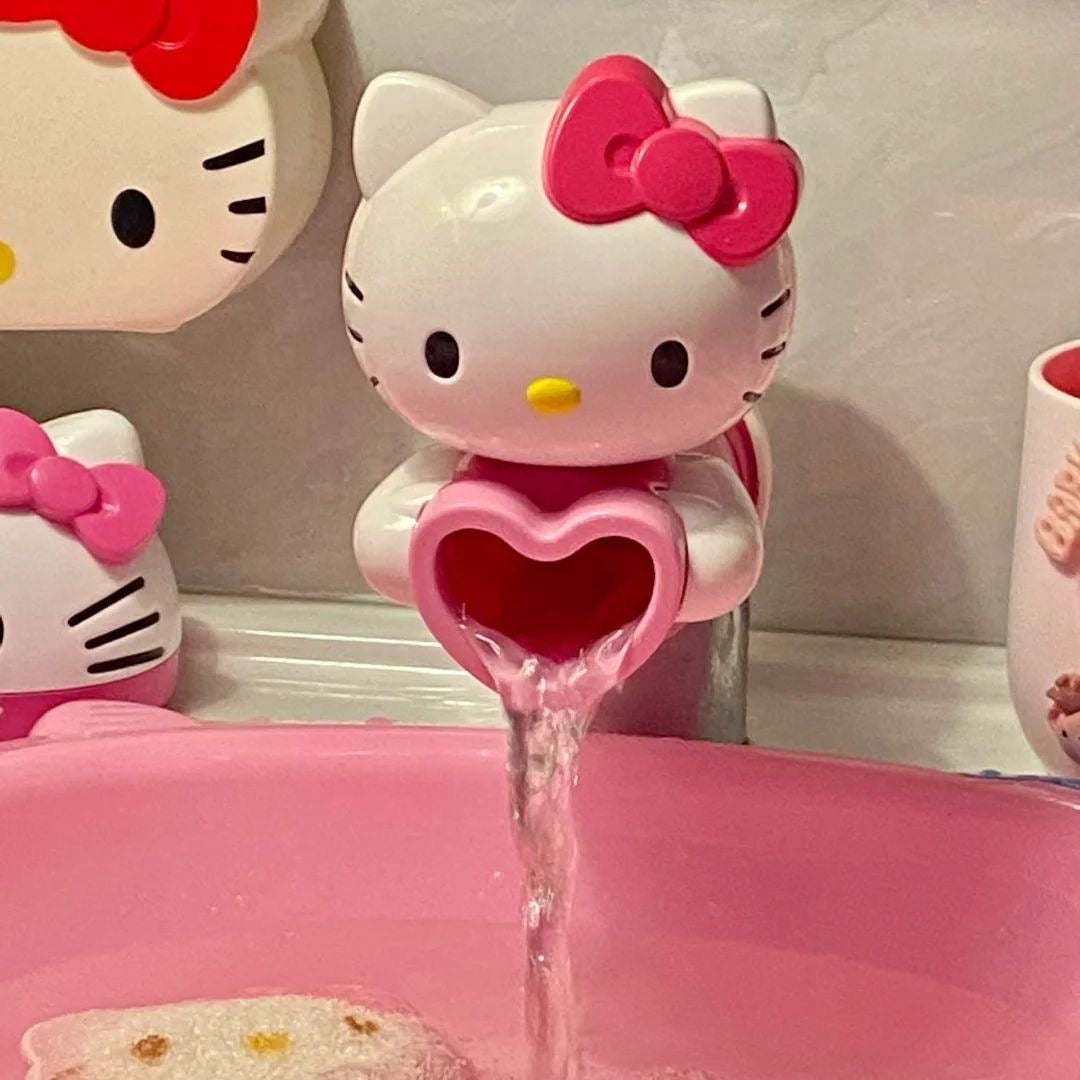 Hello Kitty Pink Heart Faucet Extender