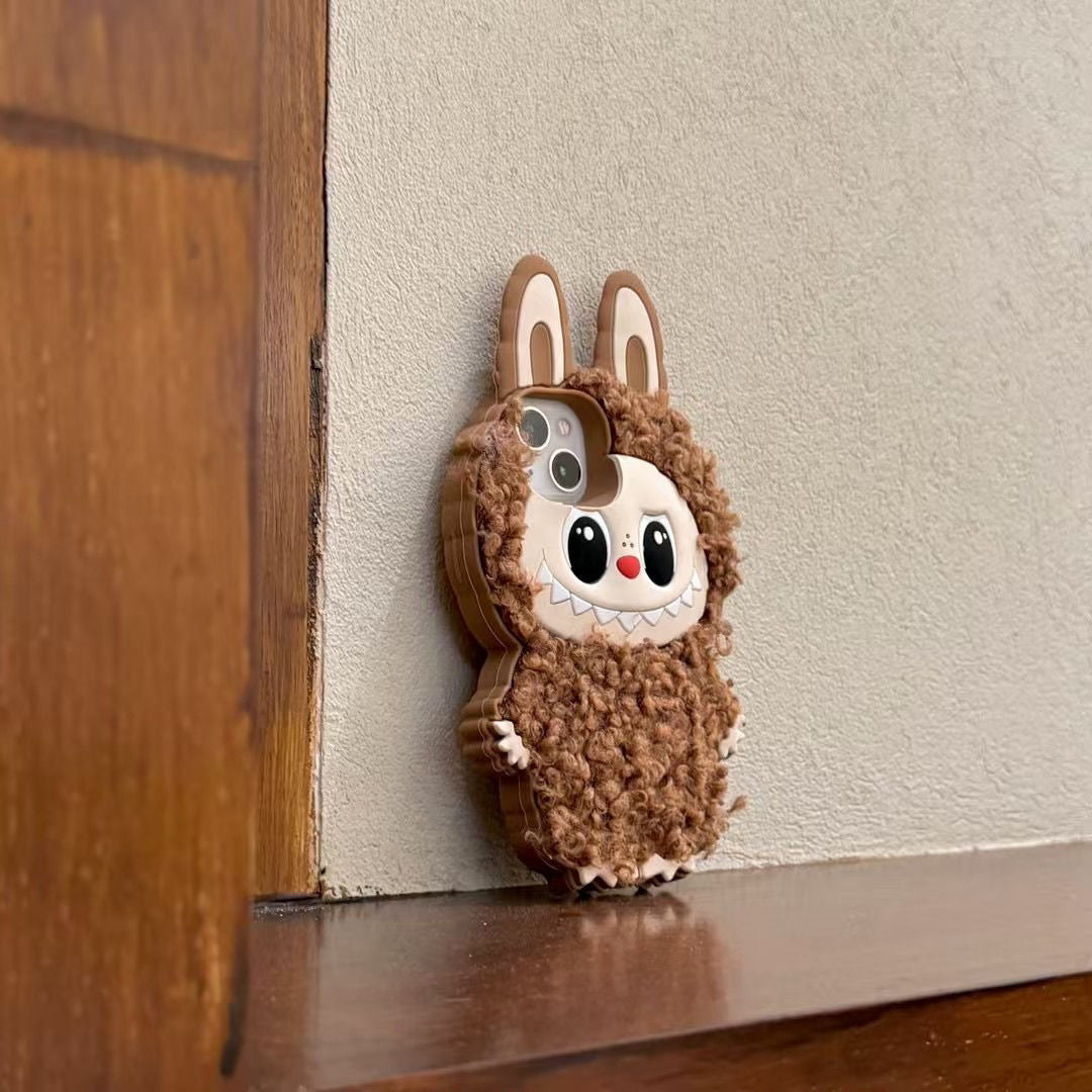 Labubu Fluffy Pal Art Toy Phone Case