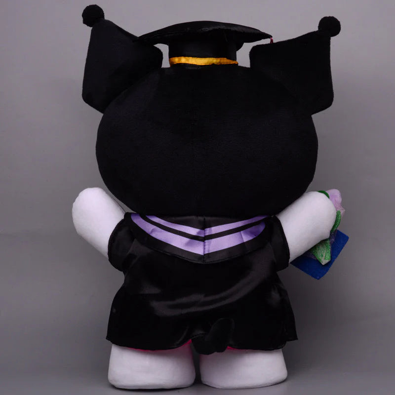 Sanrio Gift Cute Graduation Plush Boys Girls Class of 2024 Plushies Toy Congrats Party Plush Favors (14inch &10inch)