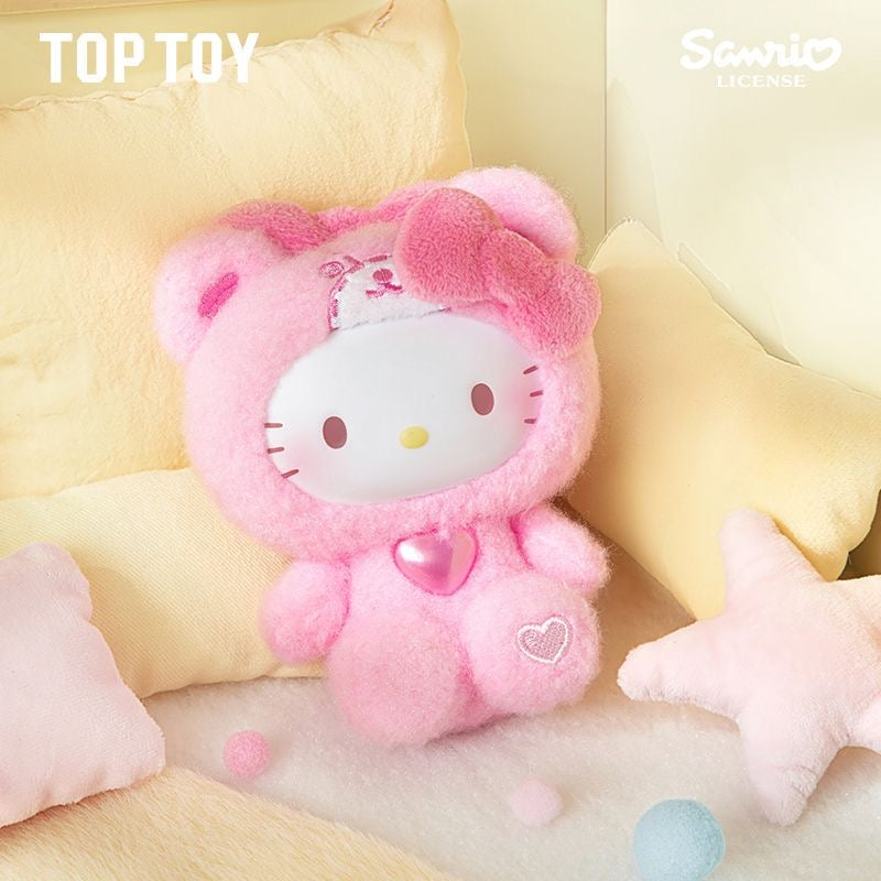 Hello Kitty Teddy Pajamas Plush Keychain Blindbox