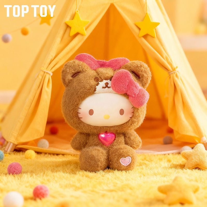 Hello Kitty Teddy Pajamas Plush Keychain Blindbox