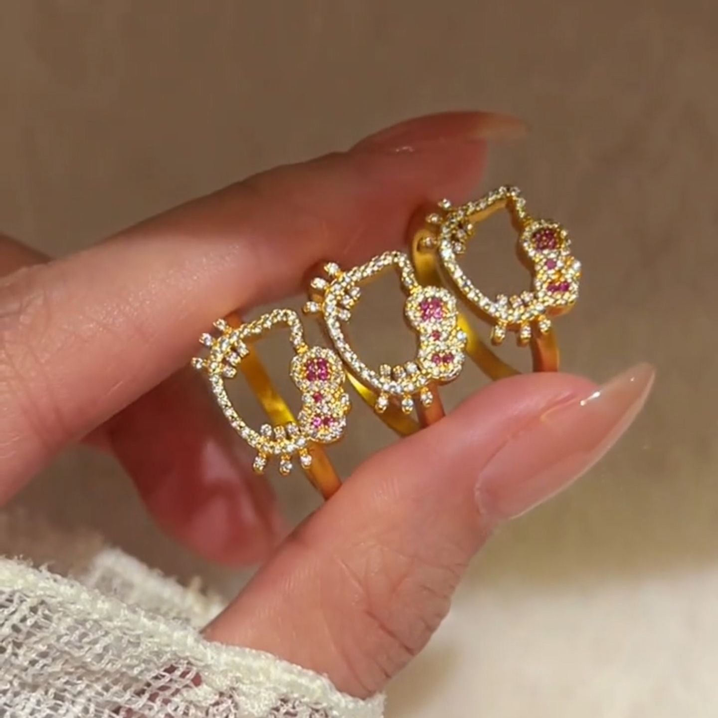 Hello Kitty My Secret Sparkle Heart Ring