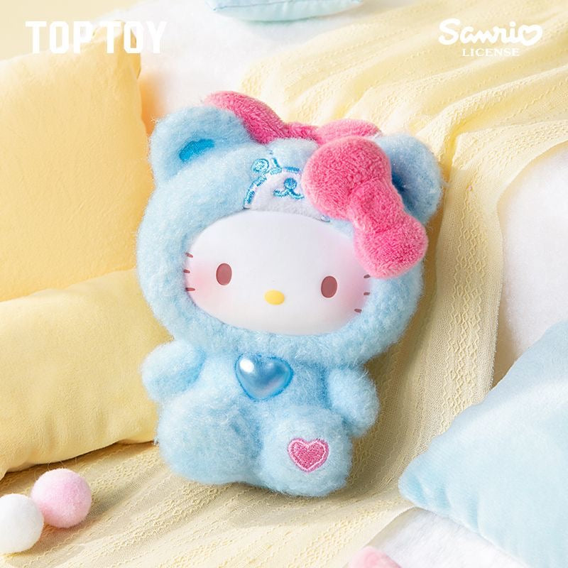 Hello Kitty Teddy Pajamas Plush Keychain Blindbox