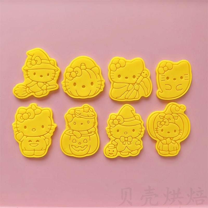 Hello Kitty Halloween 3D Biscuit Mould