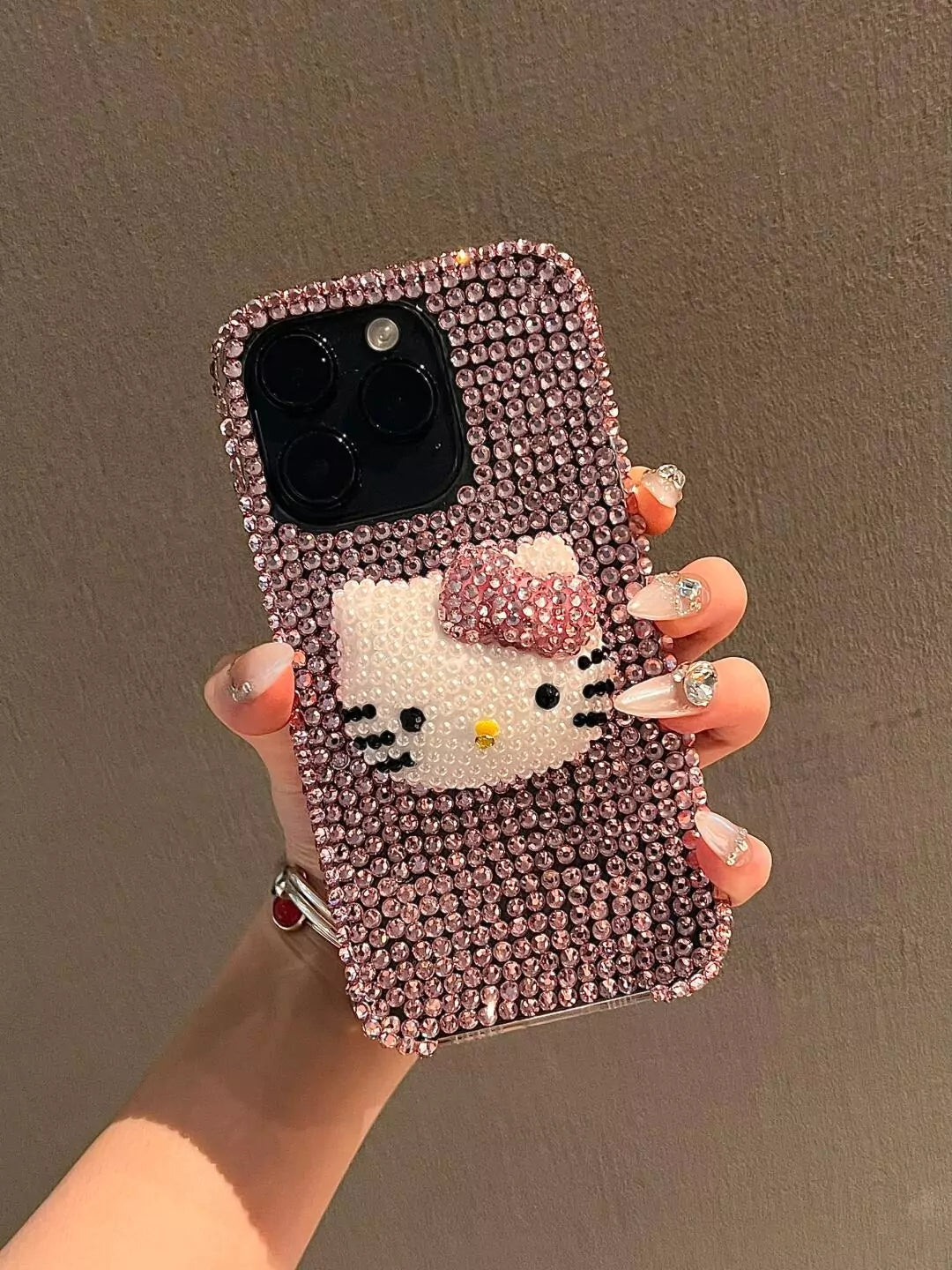 Hello Kitty Handmade Rhinestone Diamond Phone Case