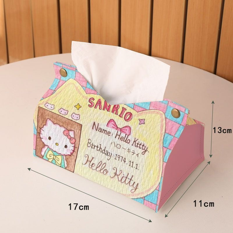 HelloKitty Oil Painting Tissue Organizer