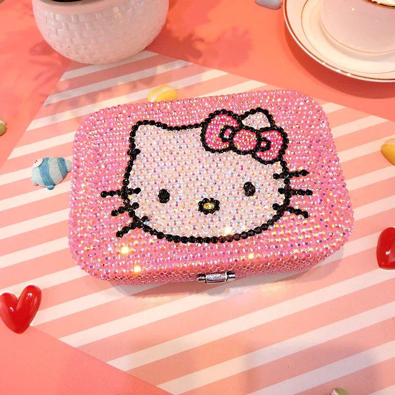 Hello Kitty Handmade Rhinestone Jewelry Box