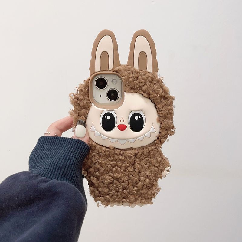 Labubu Fluffy Pal Art Toy Phone Case