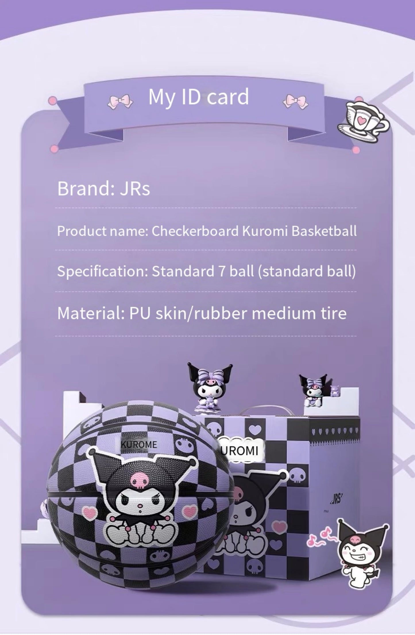 Kuromi Basketball-Geschenkset