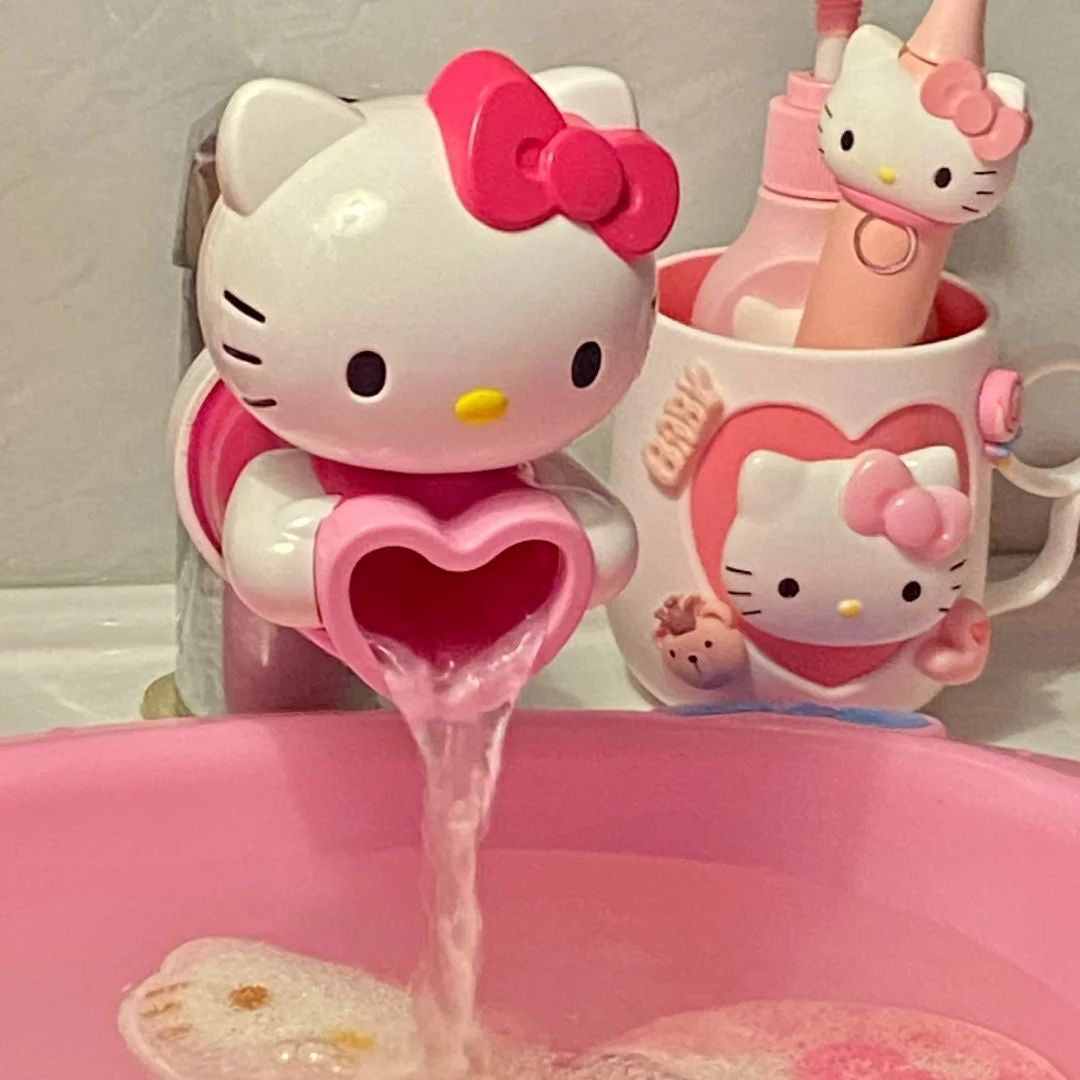 Hello Kitty Pink Heart Faucet Extender