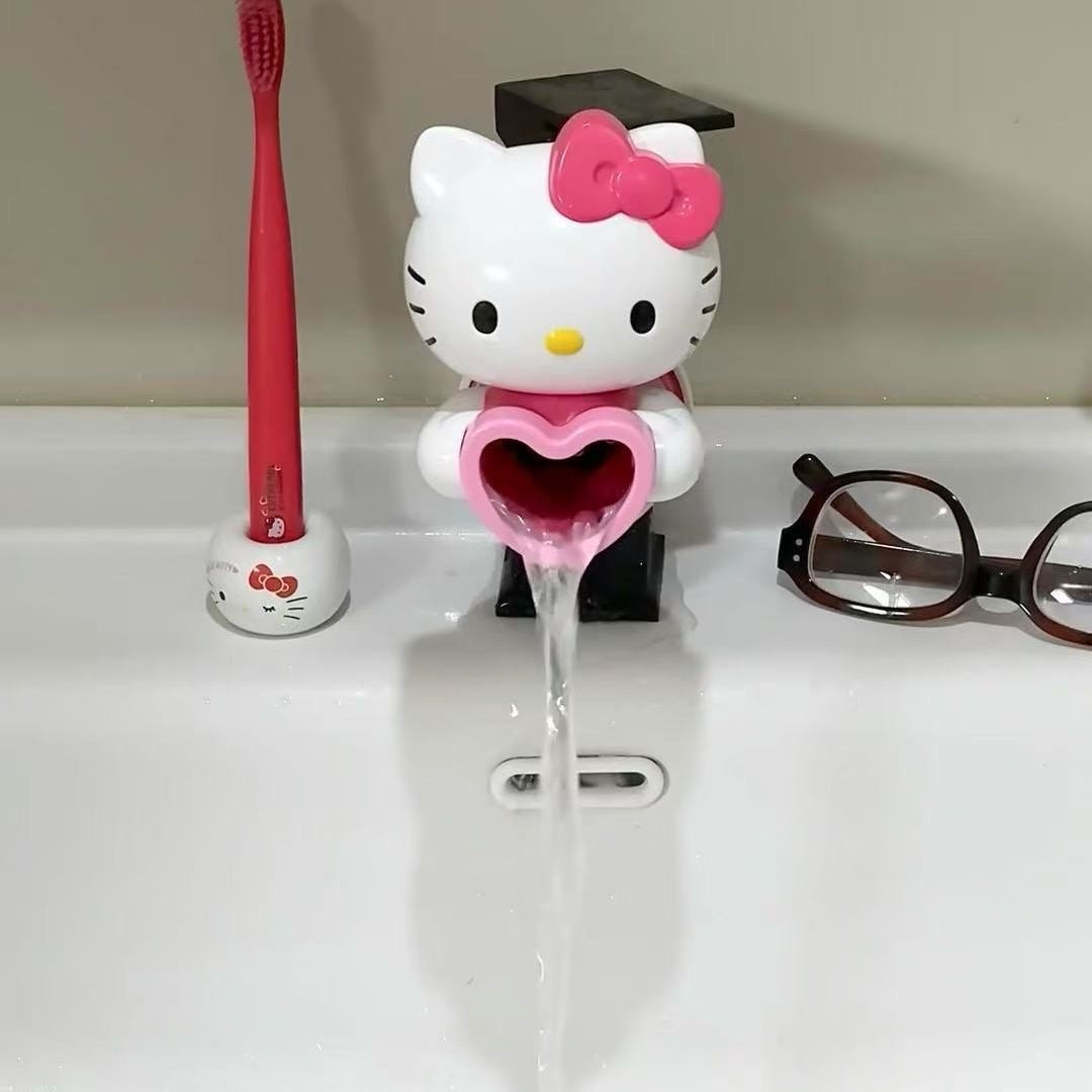 Hello Kitty Pink Heart Faucet Extender