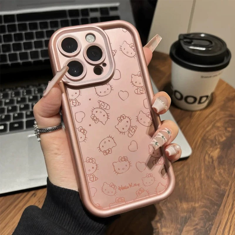 Hello Kitty Chic Pink Mirror Stand Case