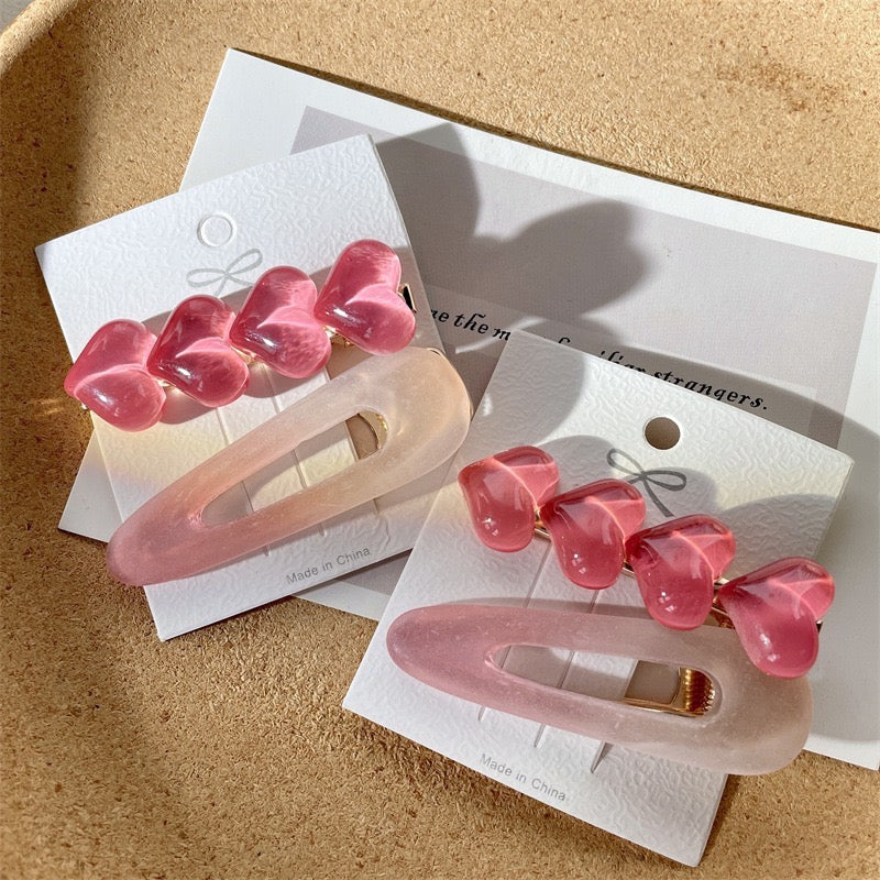 Heart Shaped Hair Clip | Heart Shaped Clip Set | GoodChoyice