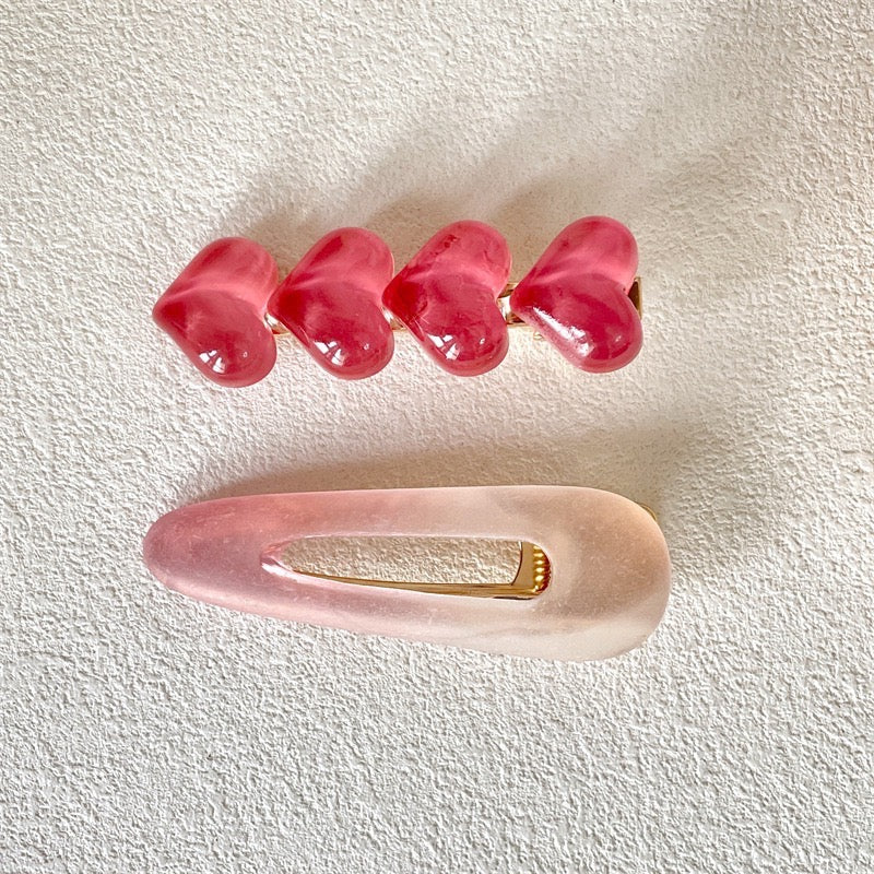 Heart Shaped Hair Clip | Heart Shaped Clip Set | GoodChoyice