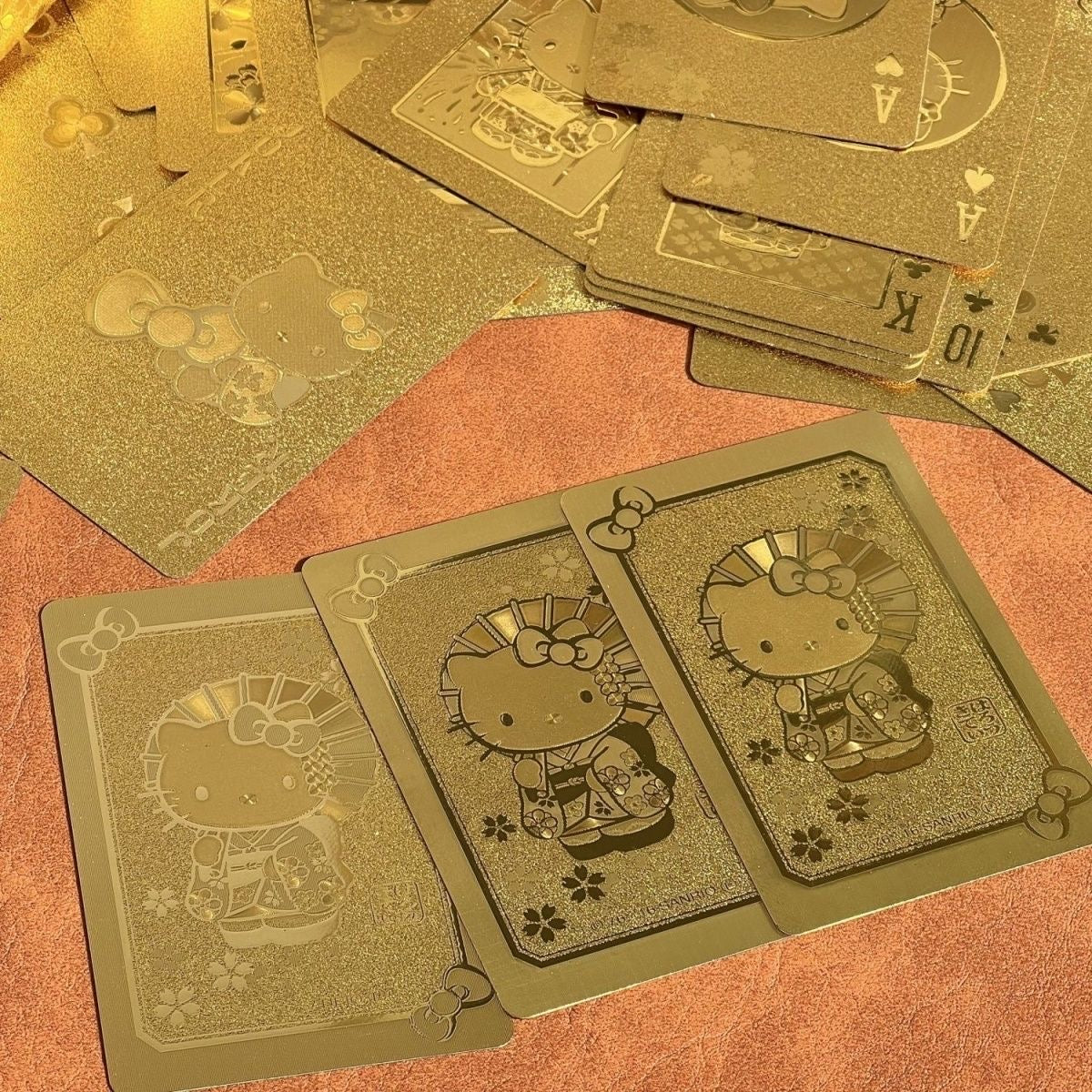 Hello Kitty Golden Deluxe Playing Cards