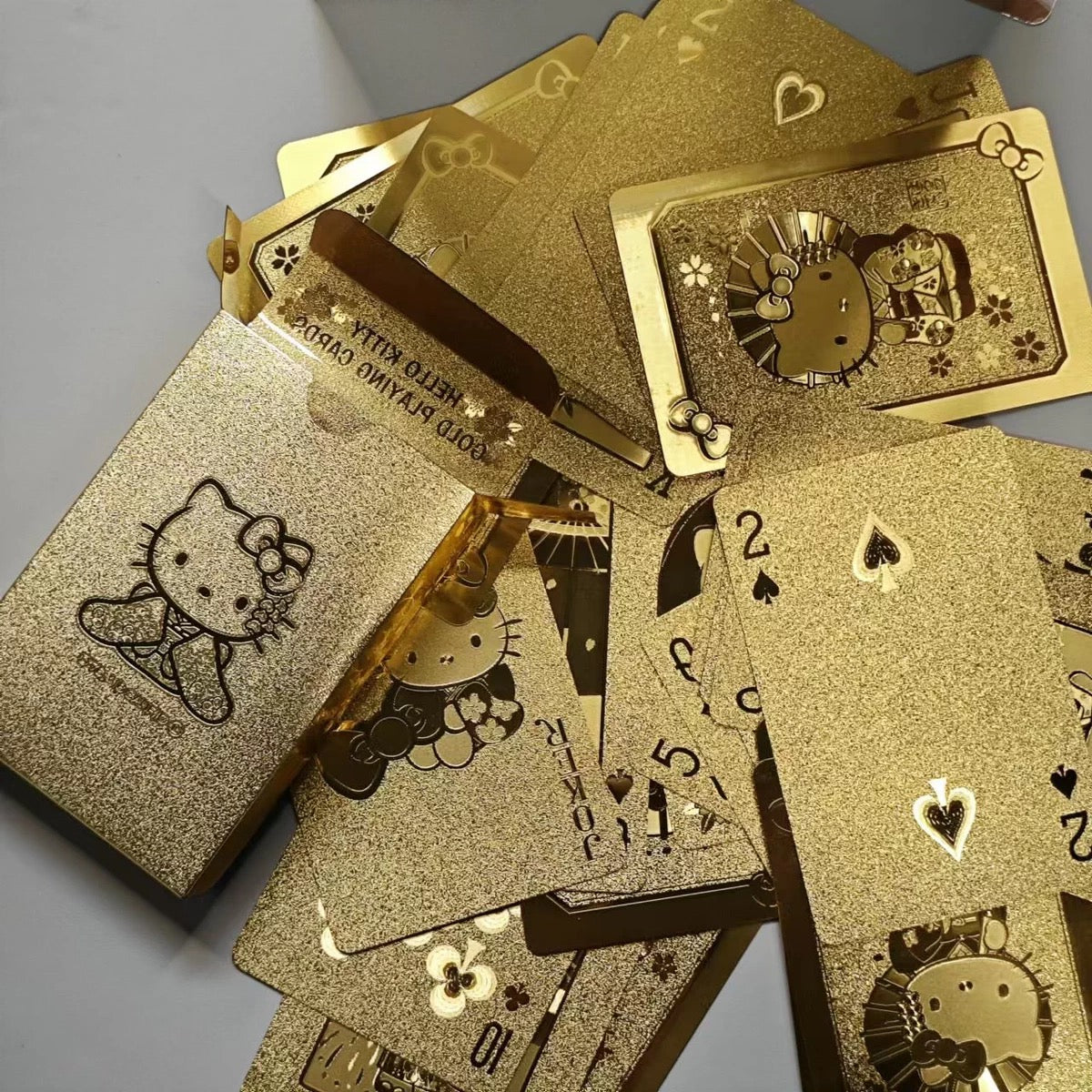 Hello Kitty Golden Deluxe Playing Cards