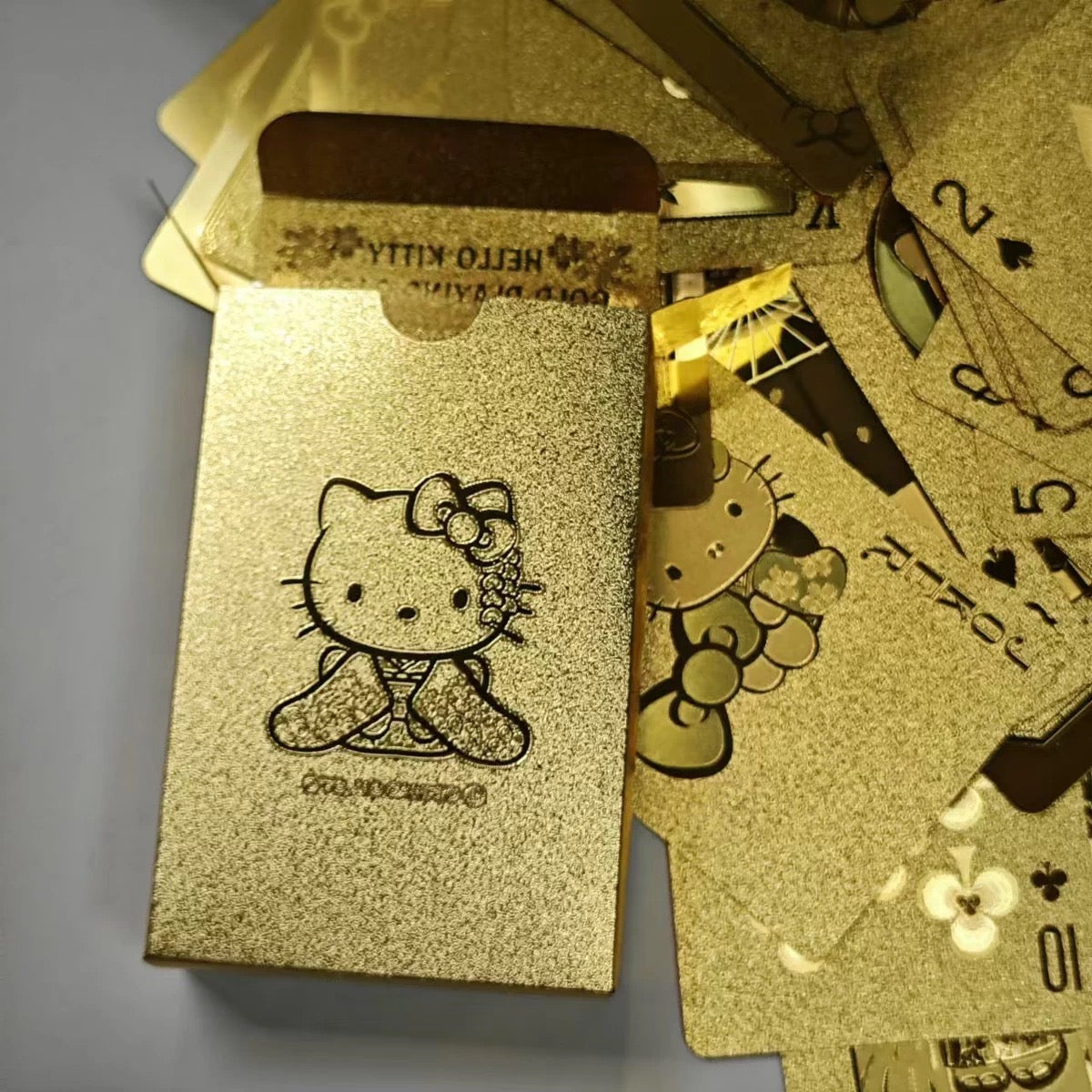 Hello Kitty Golden Deluxe Playing Cards