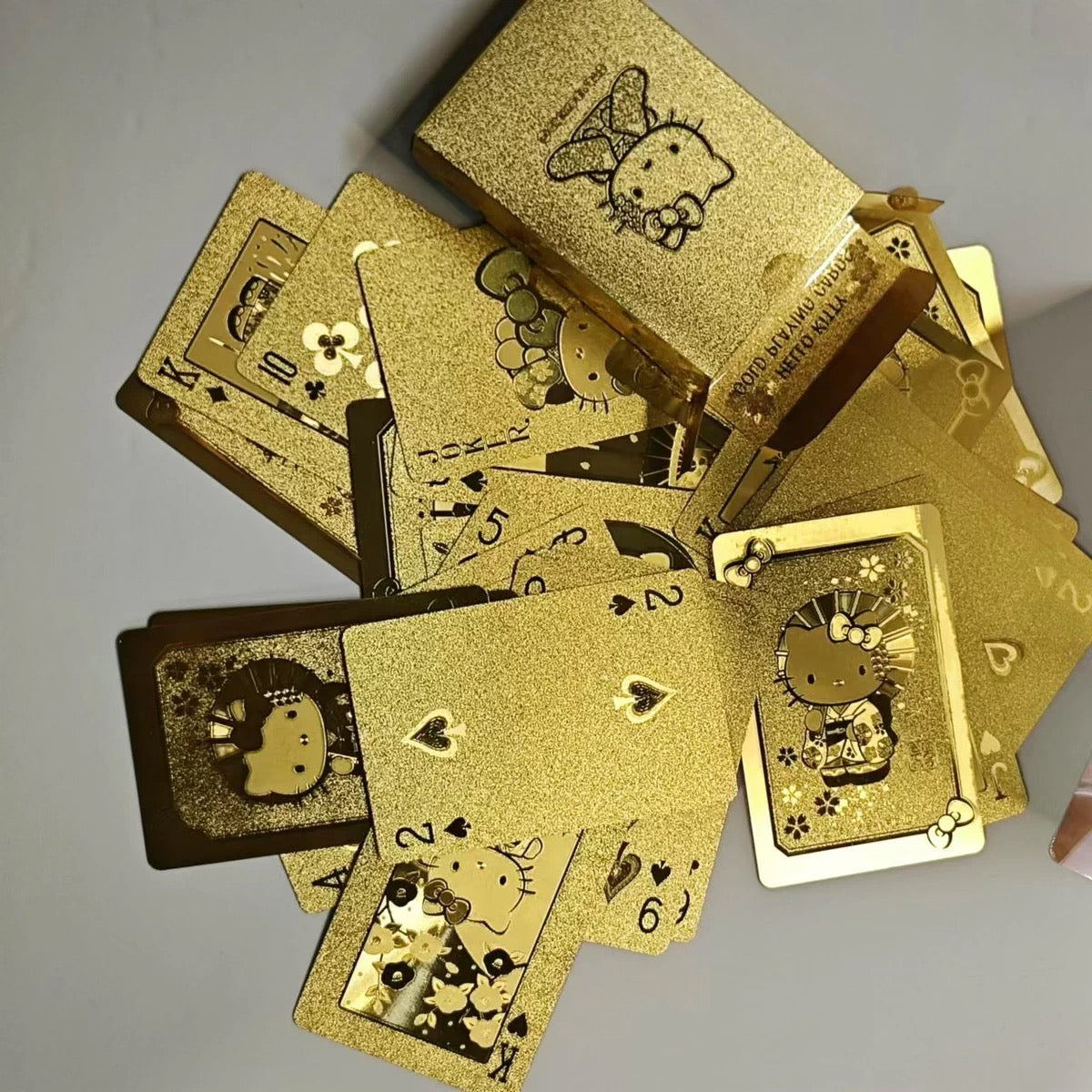 Hello Kitty Golden Deluxe Playing Cards