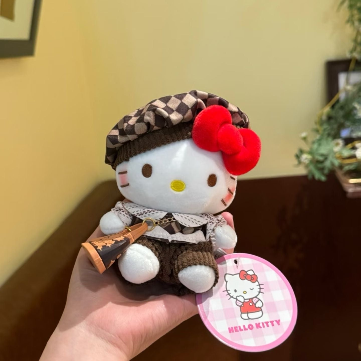 Hello Kitty Vintage Plushie Keychain