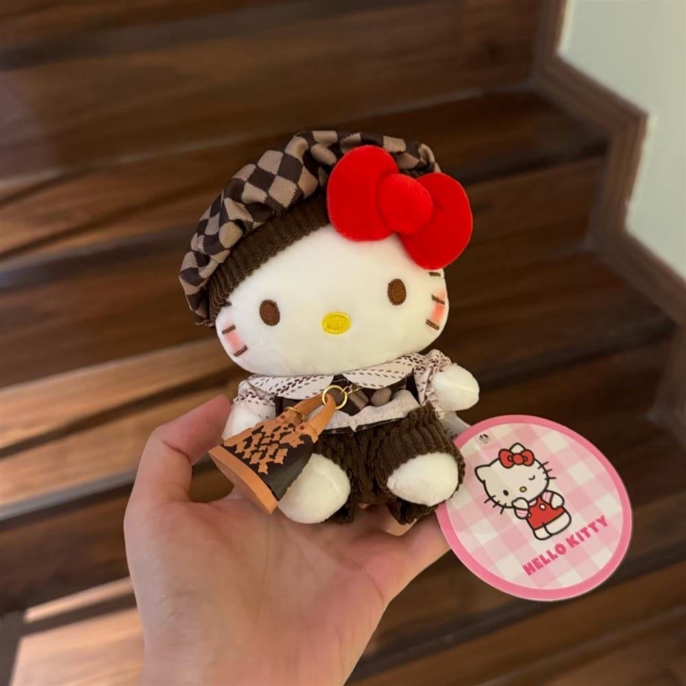 Hello Kitty Vintage Plushie Keychain