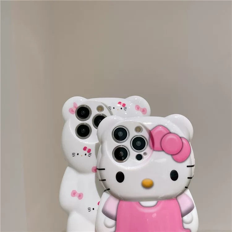 Hello Kitty 3D Bear Phone Case with Phone Charm 🎀