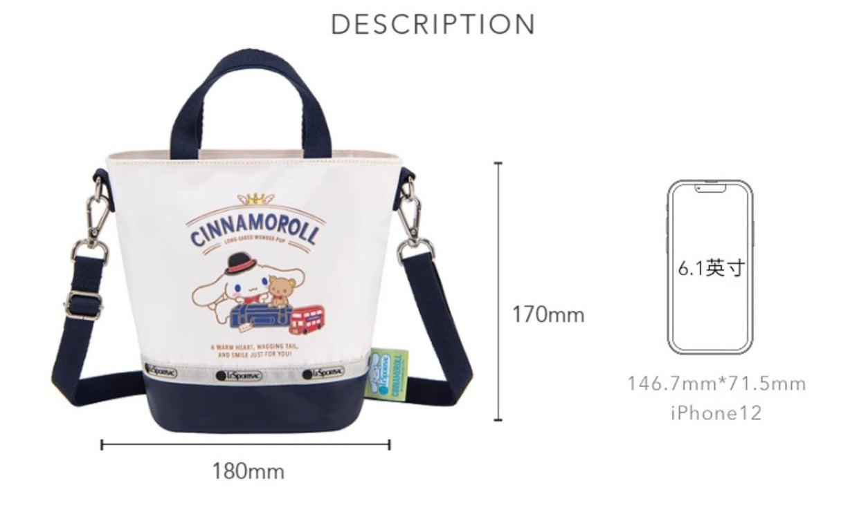 LeSportsac Cinnamoroll Bucket Bag