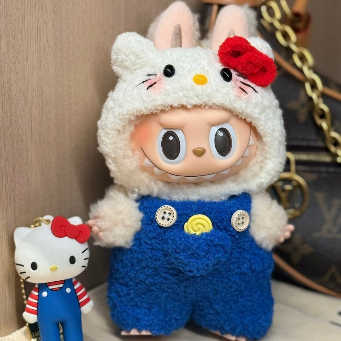 Handmade Hello Kitty-inspired Knit Outfit