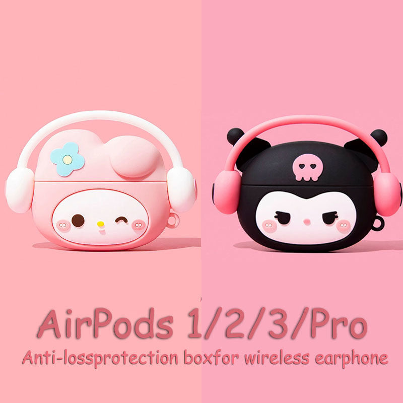 Sanrio trägt Kopfhörer-AirPod-Hülle
