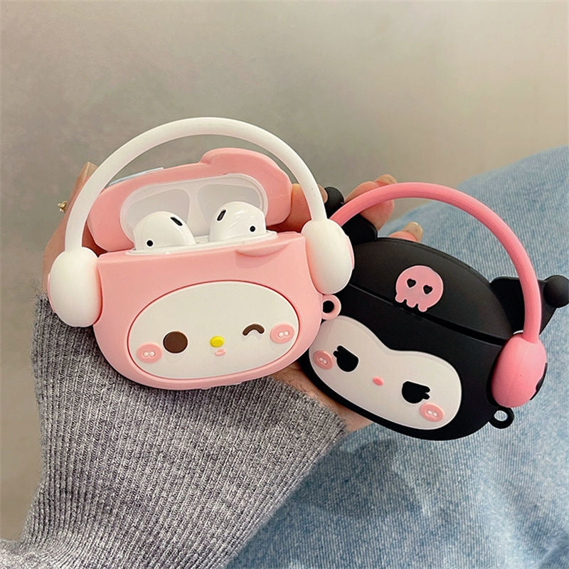 Sanrio trägt Kopfhörer-AirPod-Hülle