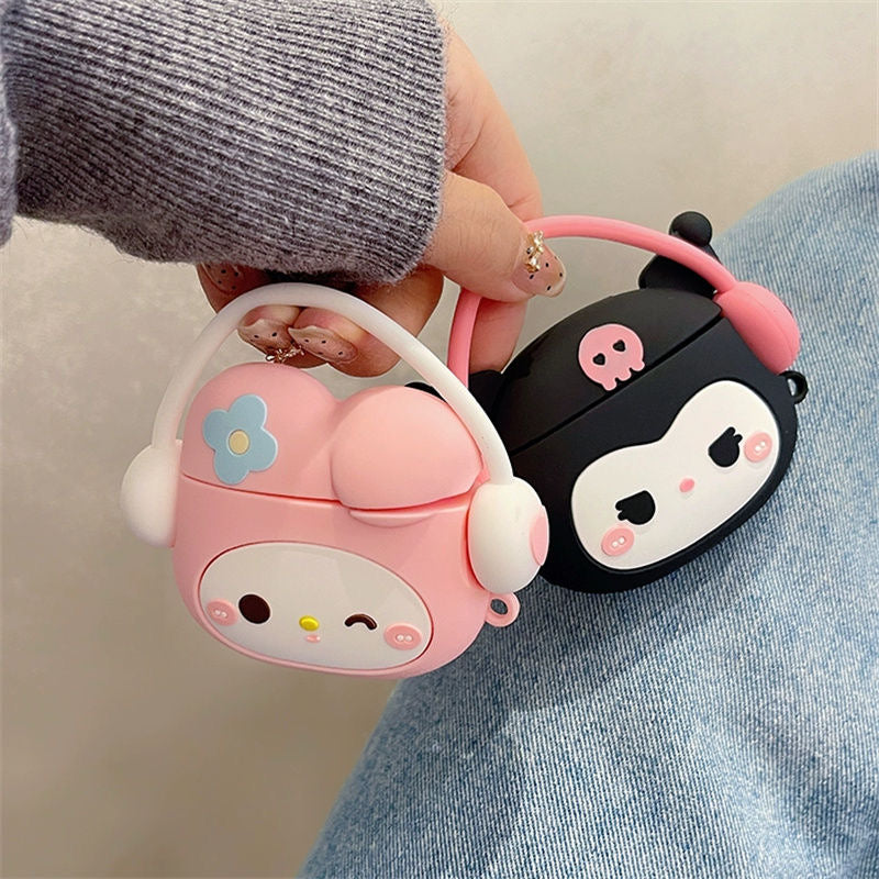 Sanrio trägt Kopfhörer-AirPod-Hülle