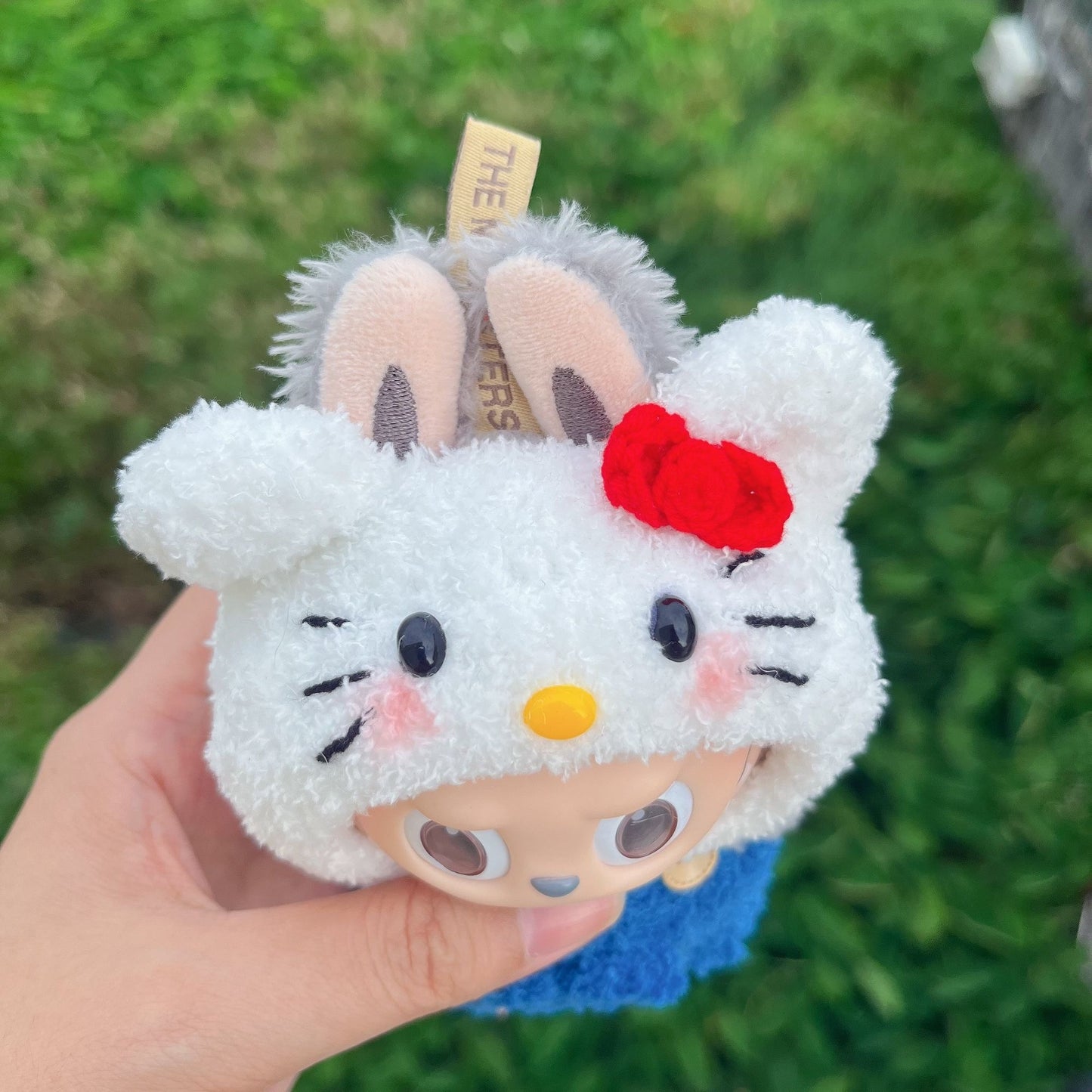 Handmade Hello Kitty-inspired Knit Outfit