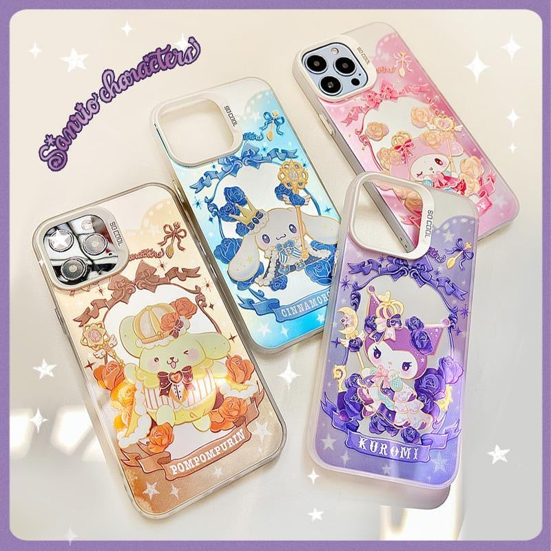 Sanrio – Ästhetische Handyhülle mit Blumenmotiv