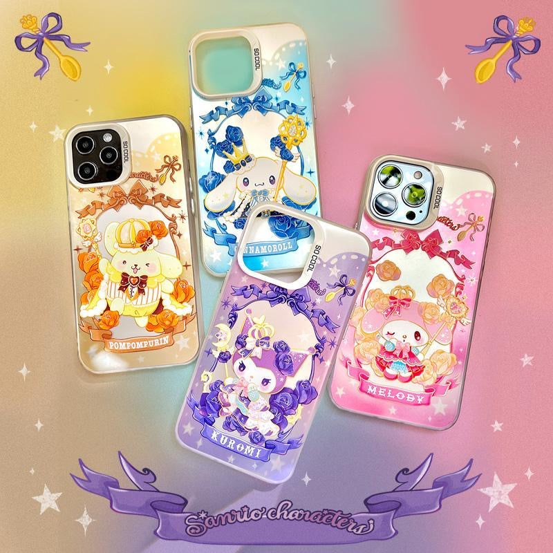 Sanrio – Ästhetische Handyhülle mit Blumenmotiv