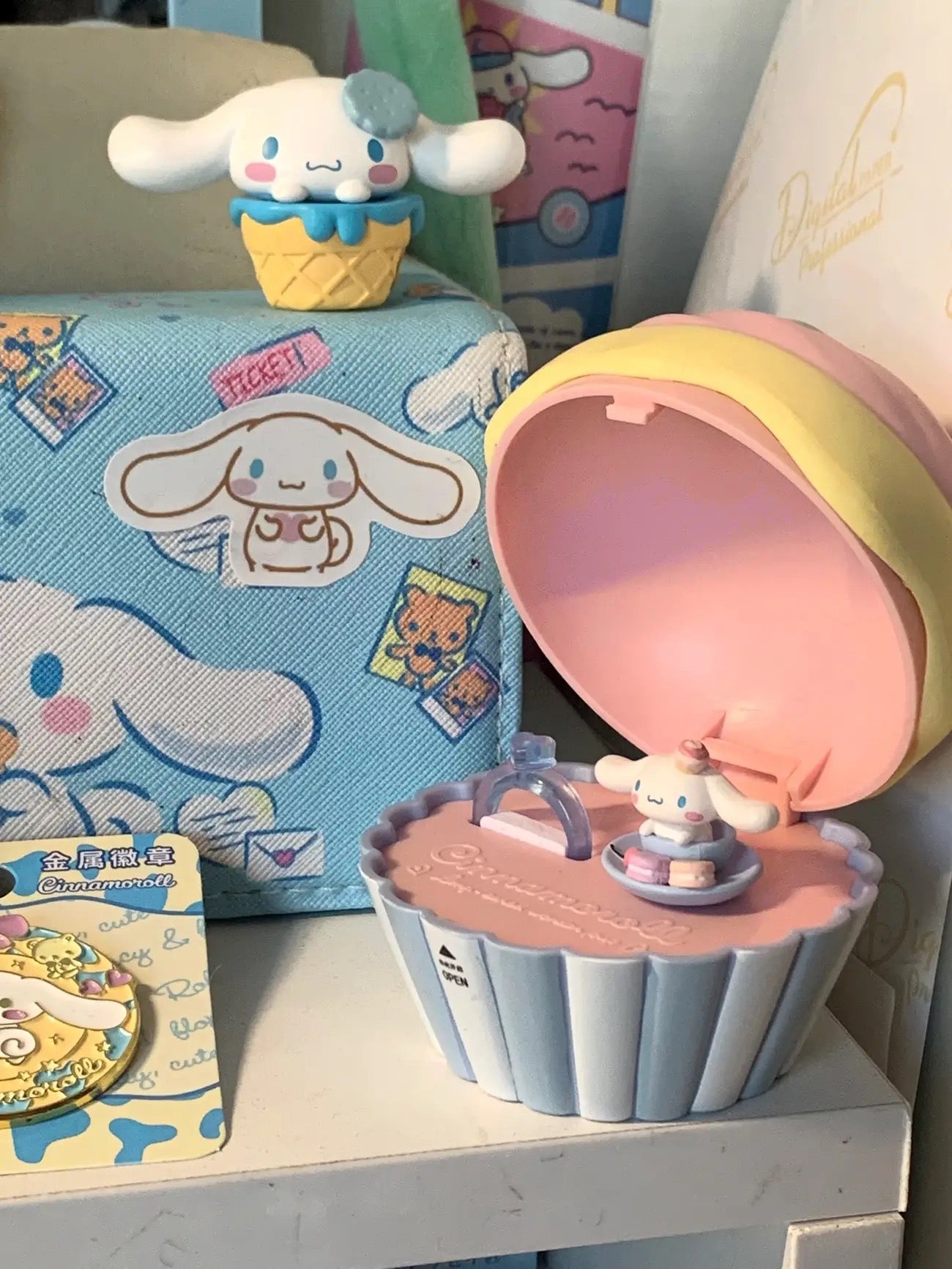 Cinnamorll Cupcake Ring Überraschungsspielzeug