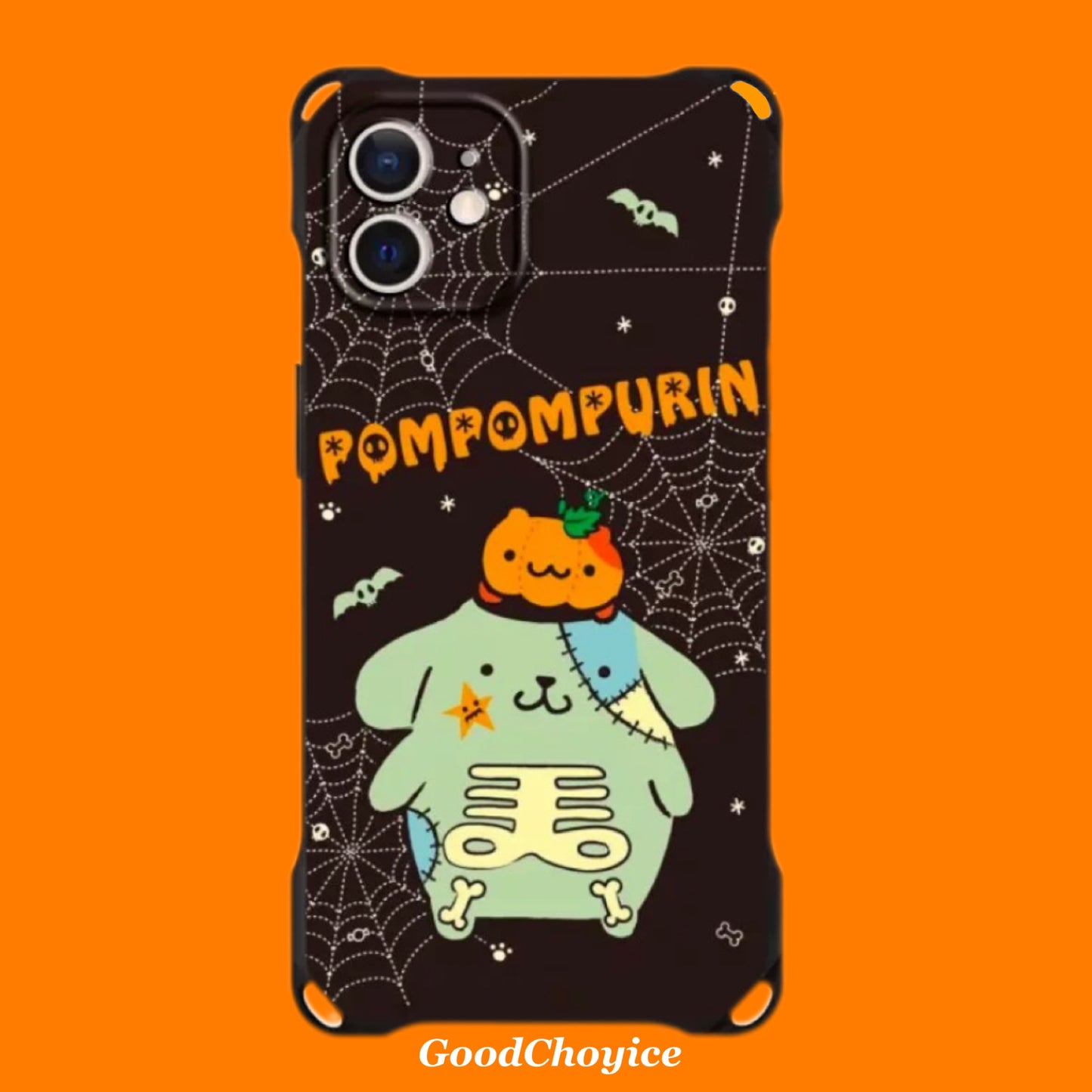 Pompompurin Halloween Phone Case with Lanyard