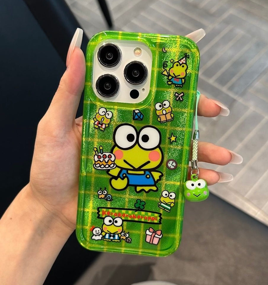 HelloKitty Handyhülle mit rosa Schleife