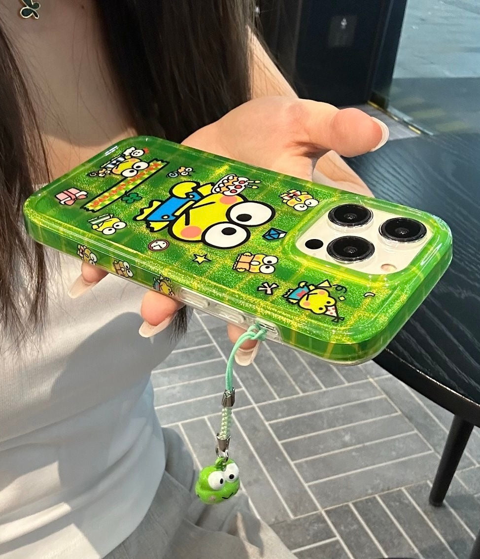 HelloKitty Handyhülle mit rosa Schleife