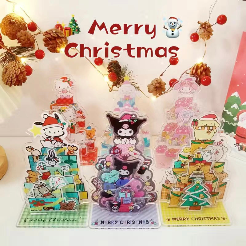 Sanrio Weihnachtsbaum-Tischdekoration aus Acryl
