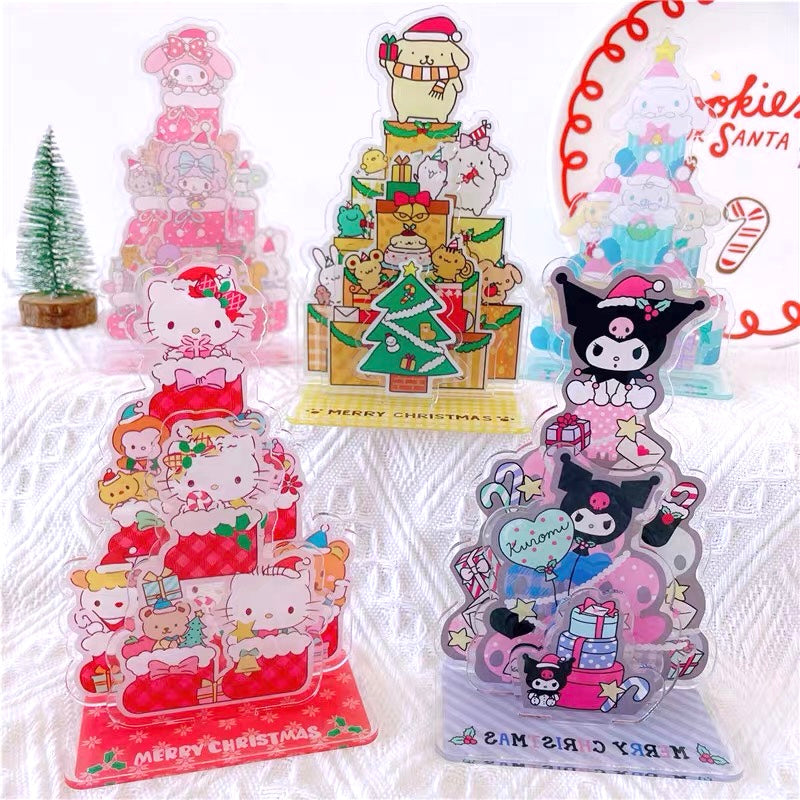 Sanrio Weihnachtsbaum-Tischdekoration aus Acryl