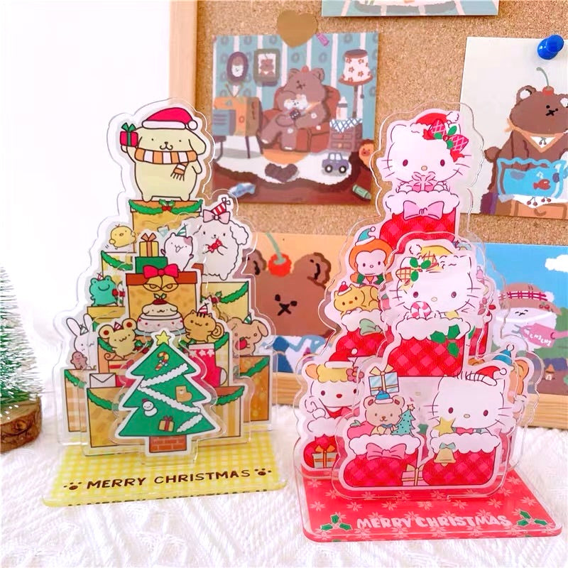 Sanrio Weihnachtsbaum-Tischdekoration aus Acryl