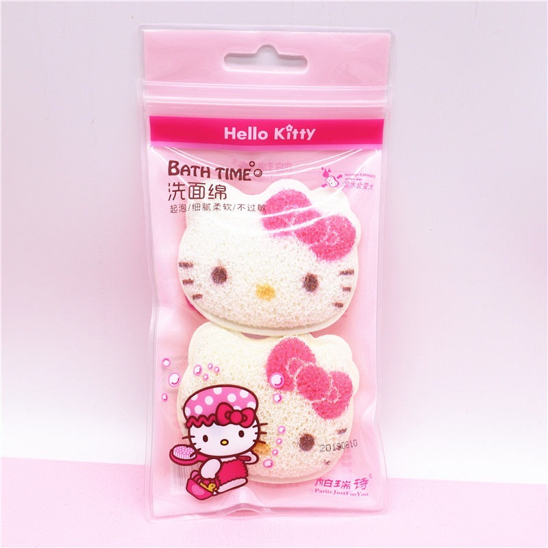 HelloKitty Facial Sponge & Shower Glove