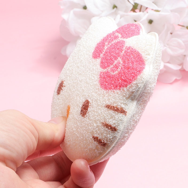 HelloKitty Facial Sponge & Shower Glove