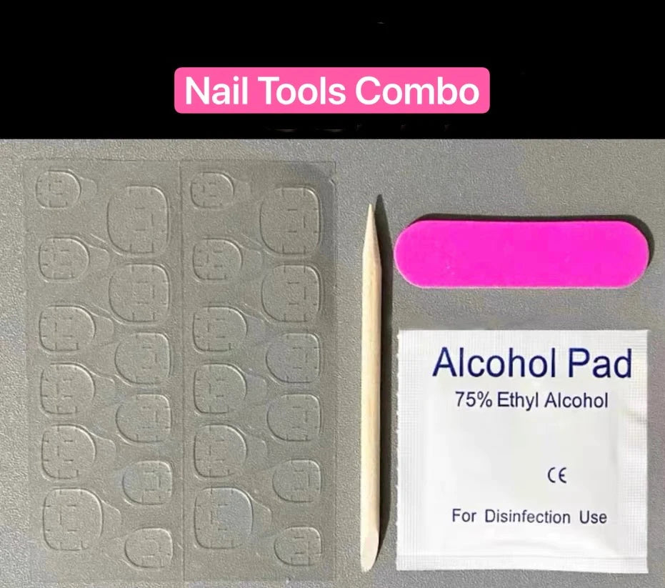 Kawaii Jelly Strawberry Press-On Nail Set