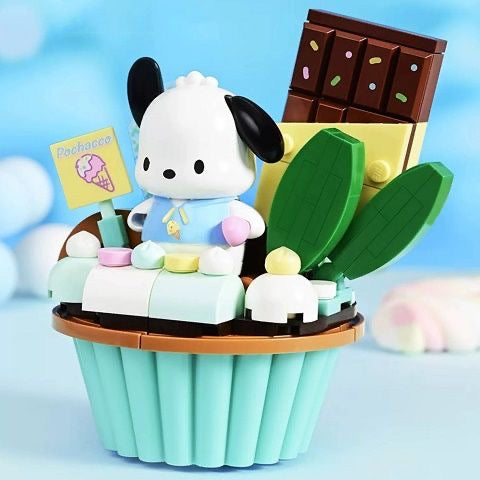 Keeppley Sanrio Frucht-Cupcake-Baustein