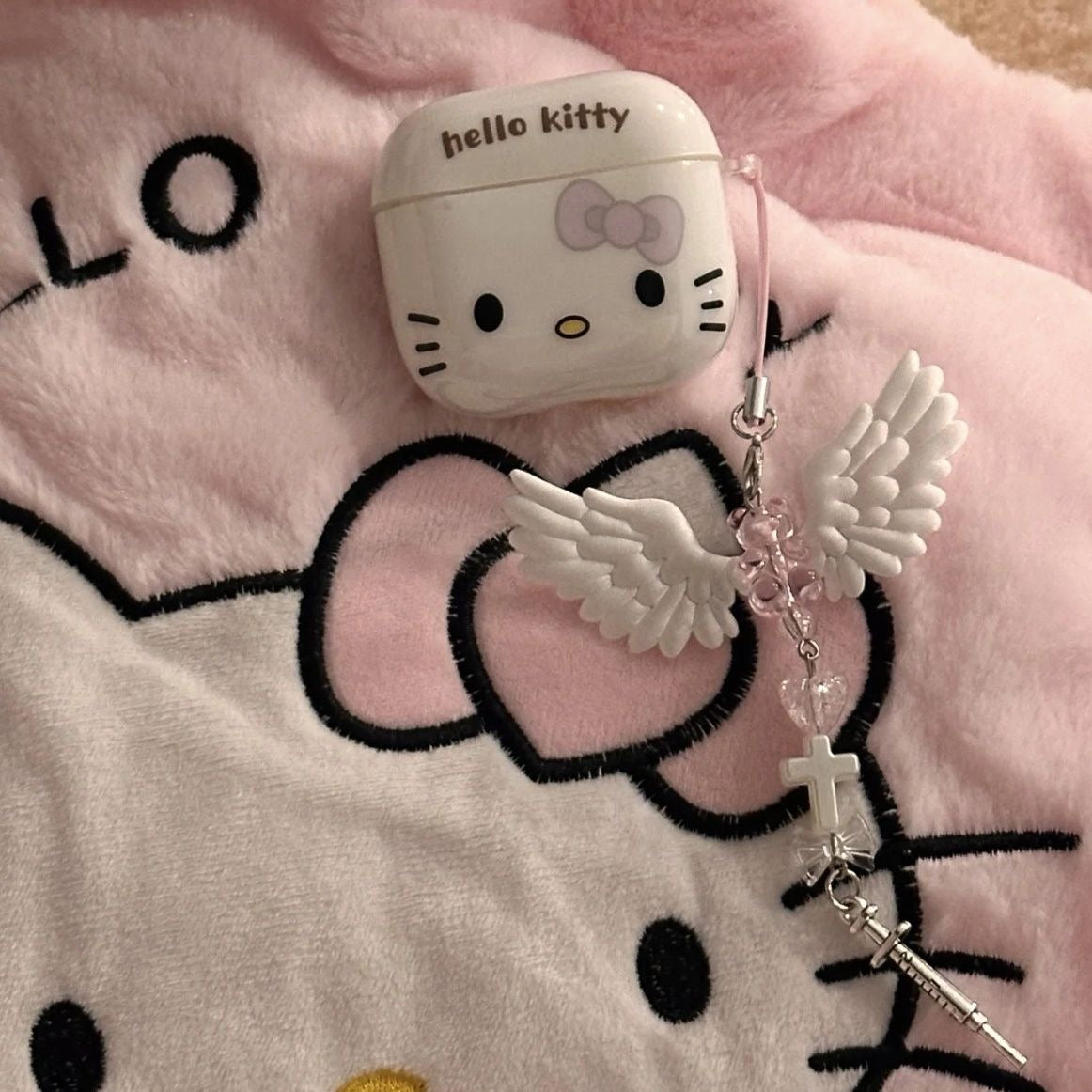 Angel Hello Kitty AirPods Case