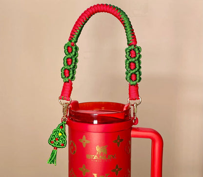 Christmas Braided Carry On Cup Strap 🎄🎁❤️