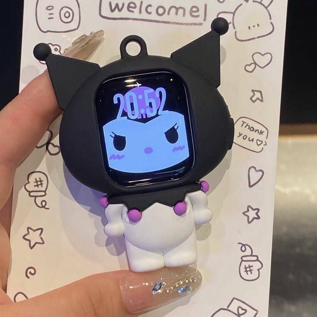 Sanrio Characters Silicone Apple Watch Protective Case with Lanyard