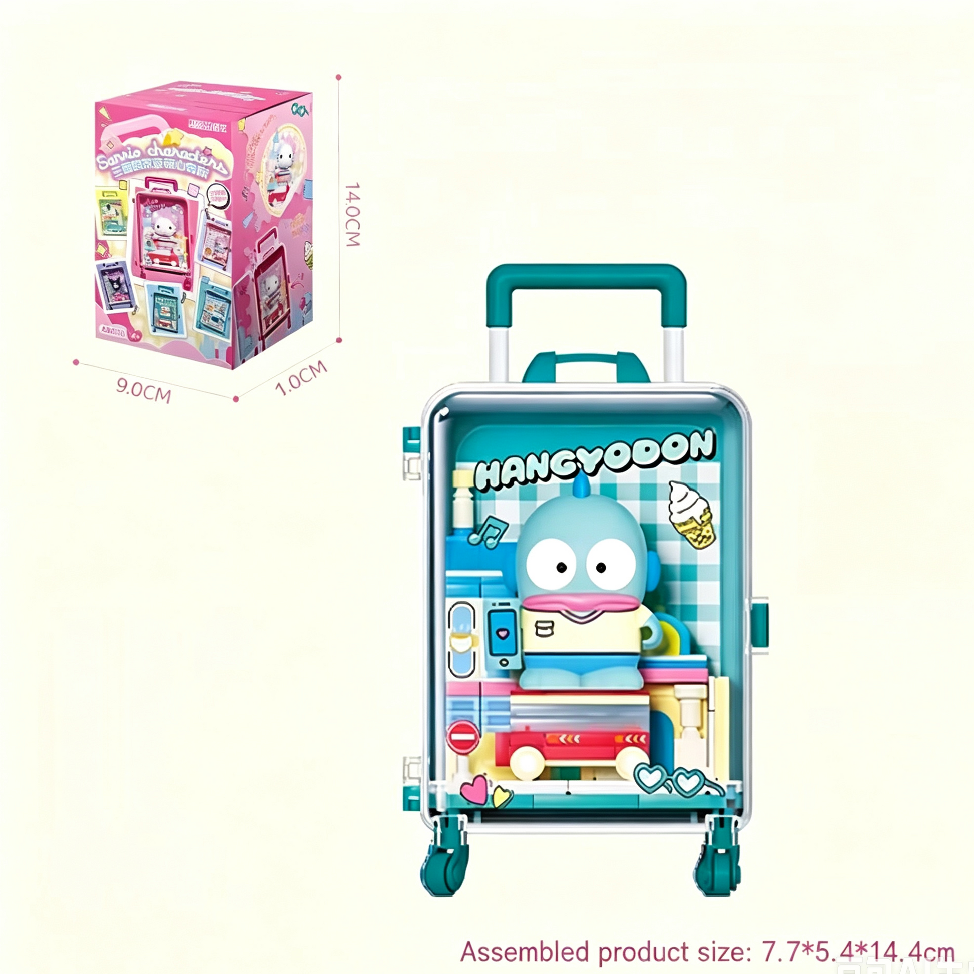 ちびくま工房　シンディちゃん5センチとパティちゃんのすみれ色のbox Sanrio Sweet Journey Blind Box Figurines – GoodChoyice